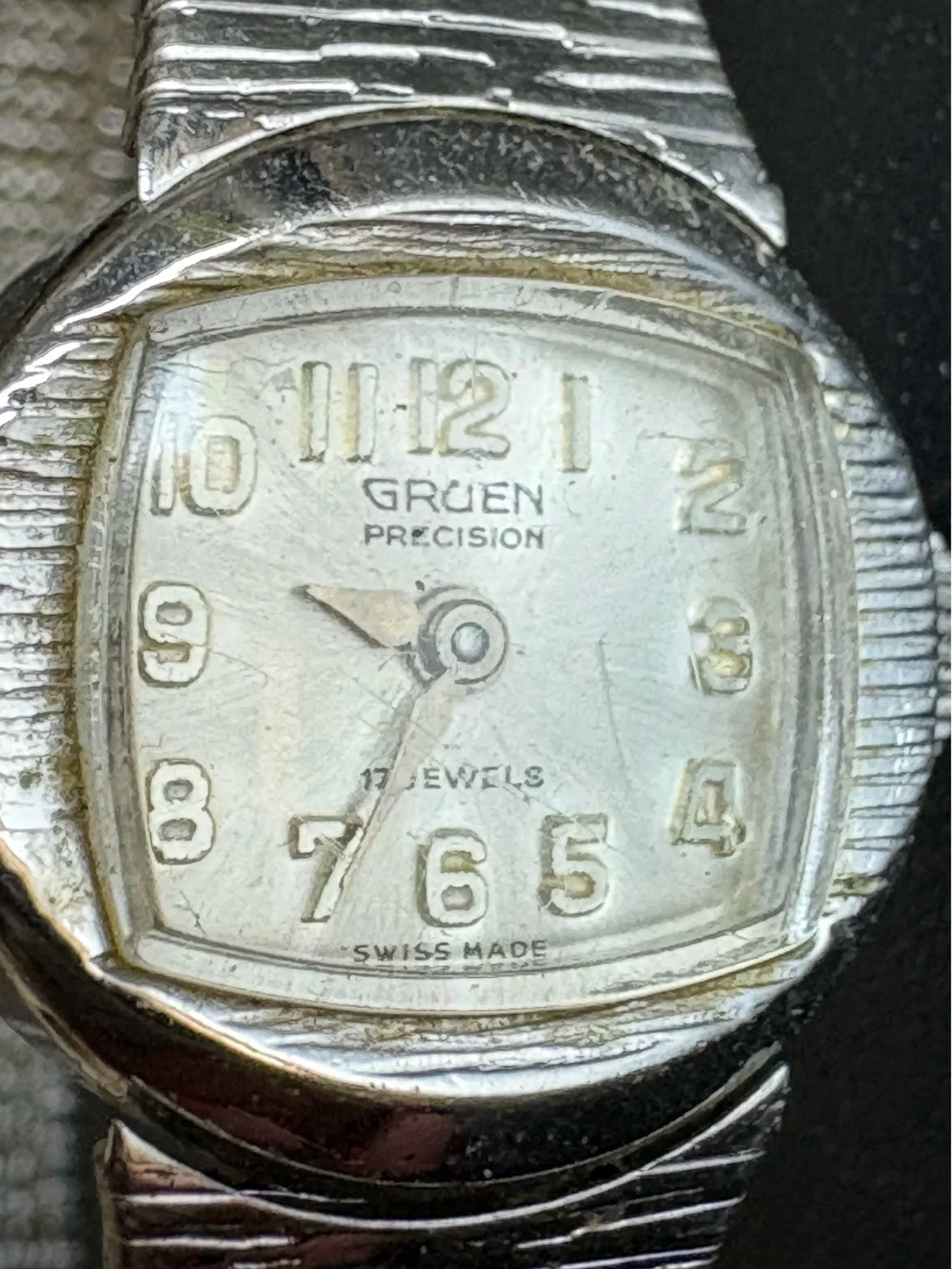 Gruen Precision Silver-Tone Ladies Watch